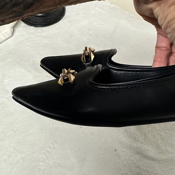 Report Black Loafers with Gold Chain Detail - Picture 5 of 10